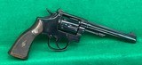 Smith & Wesson pre model 17, early 5 screw, nicely & professionally reblued.