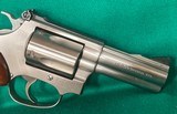 Mint S&W model 60 with adjustable sights and smooth target grips. - 5 of 7