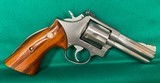 Smith & Wesson model 686-1, stainless steel 357 magnum in box. - 2 of 8