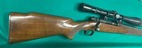 Pre-64 Model 70 Winchester in scarce 220 Swift with 12X scope. - 8 of 12