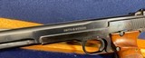 Unusual Factory wood cased S&W M41 from 1959, 2 bbl set with weight. - 7 of 10
