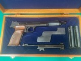 Unusual Factory wood cased S&W M41 from 1959, 2 bbl set with weight. - 1 of 10