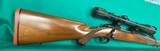 257 Roberts, Tang safety M77 Ruger with sights and scope. - 2 of 10