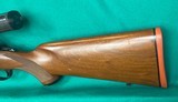 257 Roberts, Tang safety M77 Ruger with sights and scope. - 5 of 10