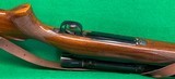 Pre-64 M70 in 243 with 4X Weaver scope, early aluminum buttplate. - 6 of 9