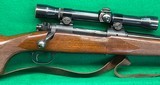 Pre-64 M70 in 243 with 4X Weaver scope, early aluminum buttplate. - 3 of 9