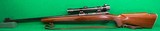 Pre-64 M70 in 243 with 4X Weaver scope, early aluminum buttplate. - 2 of 9