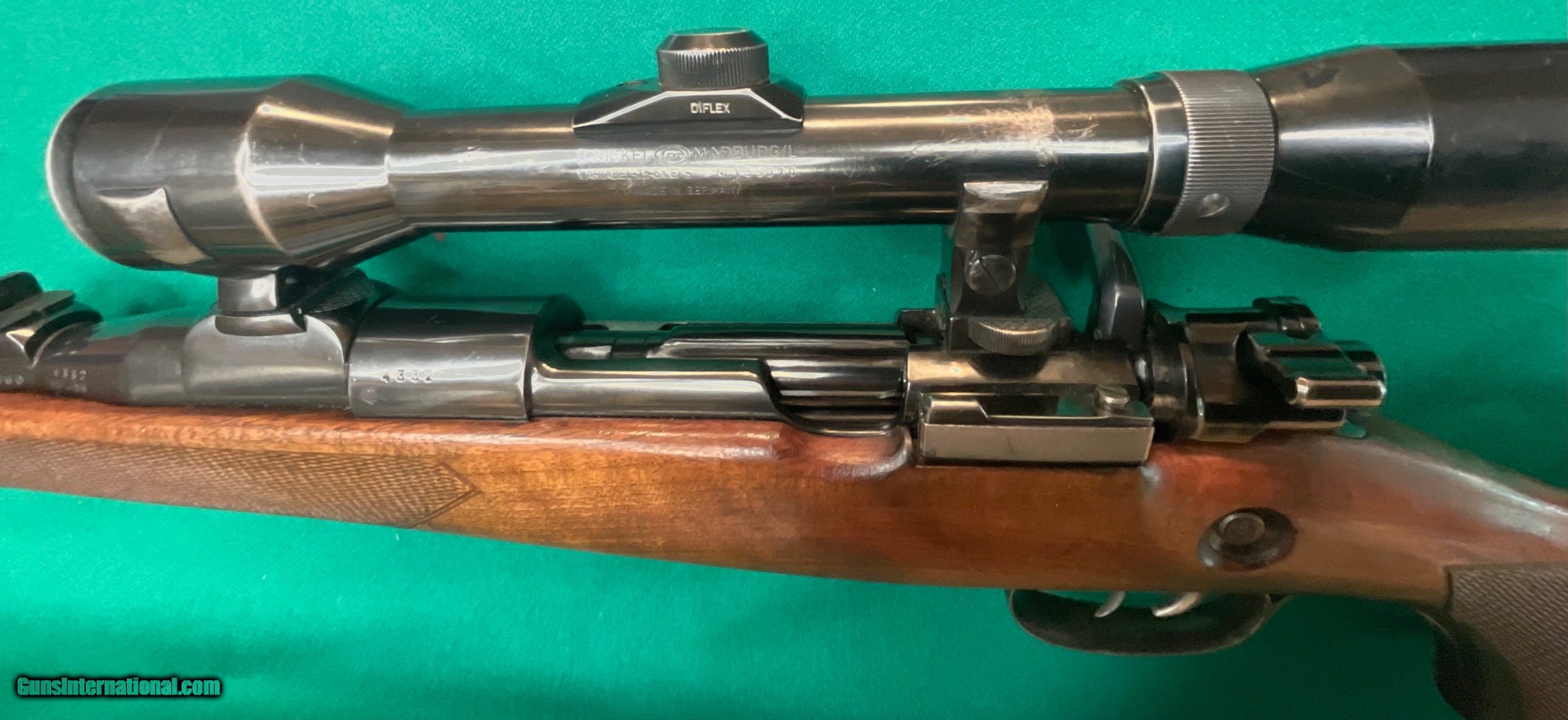 Walther 30-06 Sporting rifle, DST and 2.5-6X Nickel scope.
