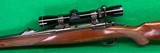 Tang safety Ruger M77 RSI, full length Mannlicher stock with 2-7 Leupold. - 6 of 8