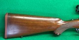 Tang safety Ruger M77 RSI, full length Mannlicher stock with 2-7 Leupold. - 3 of 8