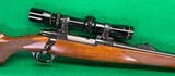 Tang safety Ruger M77 RSI, full length Mannlicher stock with 2-7 Leupold. - 2 of 8