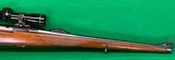 Tang safety Ruger M77 RSI, full length Mannlicher stock with 2-7 Leupold. - 4 of 8
