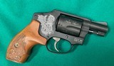 Near mint factory engraved S&W model 442-1 without hillery lock.