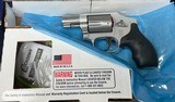 S&W model 642-2, 5 shot 38 special +P revolver
