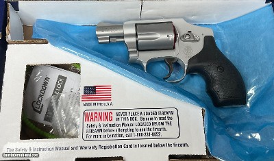 S&W model 642-2, 5 shot 38 special +P revolver