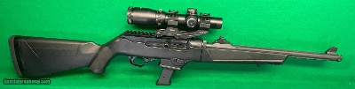 Ruger PC Carbine, takedown version with scope.