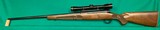 Scarce Winchester M70 in 7x57 Mauser with 4X Leupold - 6 of 13