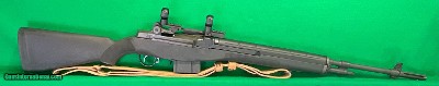Springfield Armory M1A in 308, synthetic stock, with factory scope mount.