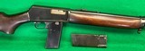 Winchester model 07 in 351 SL with two 10 round magazines. - 3 of 11