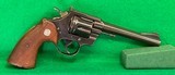 Colt Officers Model Match in 22 LR, early model.