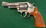 Stainless steel S&W model 66-1, 4 inch barrel, target grips. - 2 of 2