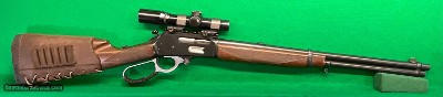 Tricked out Marlin 336 RC in 35 Remington with 4X Burris.
