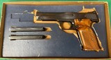 Smith & Wesson model 41 with scarce 5 inch barrel in box with 2 clips - 1 of 5