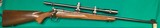 Pre-war M70 Winchester in 22 Hornet with 12X Unertl scope all in excellent condition. - 1 of 10