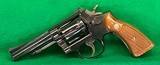 Smith & Wesson 22 Revolver with 4 inch bbl, blue model 18-3, - 1 of 5