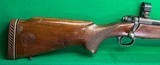 Pre-64 Model 70 in rather scarce 300 H&H, stock shows some wear. - 3 of 10