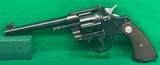 Colt officers model match 22 revolver,, early version. - 1 of 7