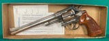 Smith & Wesson model 29-2 in 44 magnum. Nickel with 8 3/8th inch bbl, ANIB.