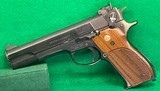 Smith & Wesson model 52-2, 38 Special target pistol.