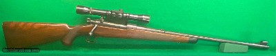 Pre-War (1941) model 70 Super Grade in 270 with G&H side mount & receiver sight.