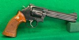Smith & Wesson model 586 (no dash) 357 magnum, 6 inch barrel. - 1 of 4