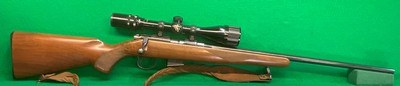 17 HMR CZ rifle complete with excellent Bushnell 4-12X AO scope.