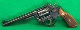 Early Smith & Wesson K22 from 1951, 5 screw with original diamond grips. - 3 of 4