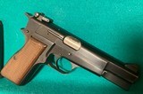 All Belgium Browning Hi-Power in 9mm with 2 mags. - 2 of 4