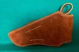 EL PASO SADDLERY basket weave Holster for S&W N frame 4 inch. - 3 of 5