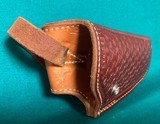 Lawrence basket weave holster for S&W 4 inch N frame revolver. - Image 2 of 3
