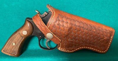 SMITH & WESSON basket weave holster for S&W N frame revolver. - Image 1 of 5