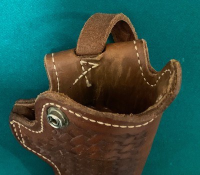 SMITH & WESSON basket weave holster for S&W N frame revolver. - Image 5 of 5