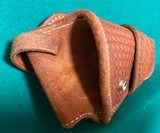 EL PASO SADDLERY basket weave holster for “N” frame S&W 4 inch. - 4 of 4