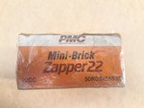 P.M.C. zapper's .22, 250 High Vel, Long Rifle Cartridges copper coated - 1 of 2