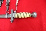 2nd Luftwaffe Dagger w/ Portepee & Hangers - 14 of 19