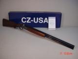 CZ-USA WOODCOCK DELUXE O/U 20GA 26