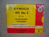 KYNOCH 475 NITRO-EXPRESS CARTRIDGES - 1 of 1