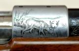 BROWNING OLYMPIAN GRADE TRIPLE SIGNED MASTER ENGRAVED 308 CALIBER - 4 of 14