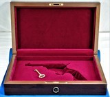 Colt Custom Shop Walnut case Sheriff's 4" Tyrol Red NIB - 3 of 4