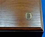 Colt Custom Shop Walnut case Sheriff's 4" Tyrol Red NIB - 4 of 4